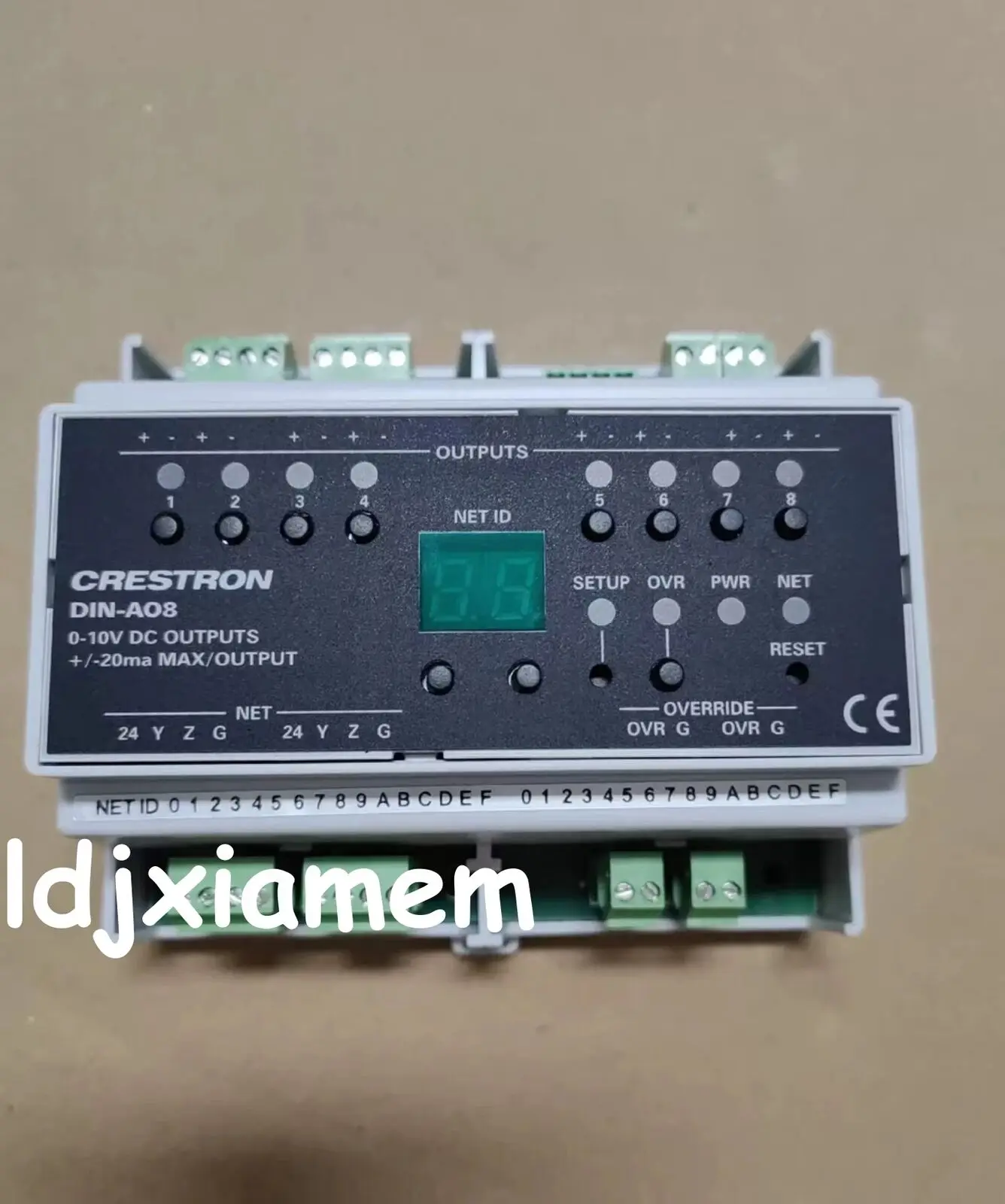 Crestron DIN-AO8 analog output module 8-way switch#L