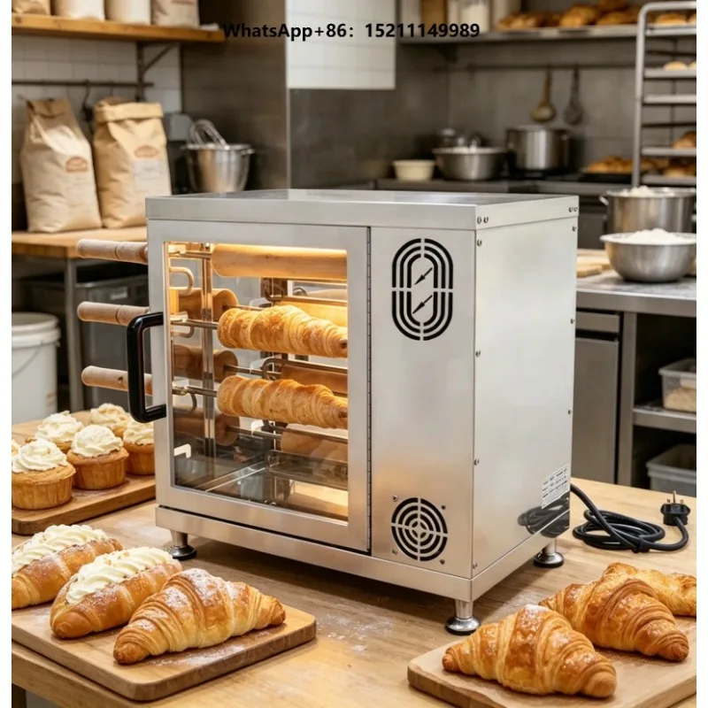 Chimney Bread Machine, Stainless Steel Automatic Chimney Cake Maker for Bakery
