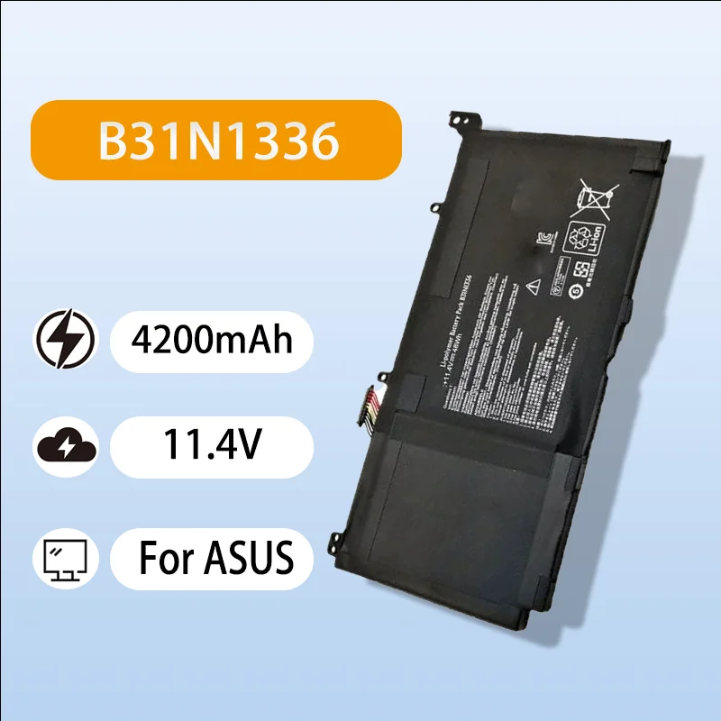 

Premium B31N1336 Notebook Battery For Asus S551L V551L R553LN K551LN A551L 11.4V 4200mAh Safe Durable High Performance Battery