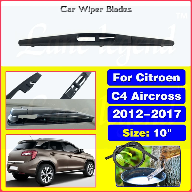 

Car Windshield Windscreen Rear Wiper Blade Car Accessories For Citroen C4 Aircross 2012 2013 2014 2015 2016 2017 10"