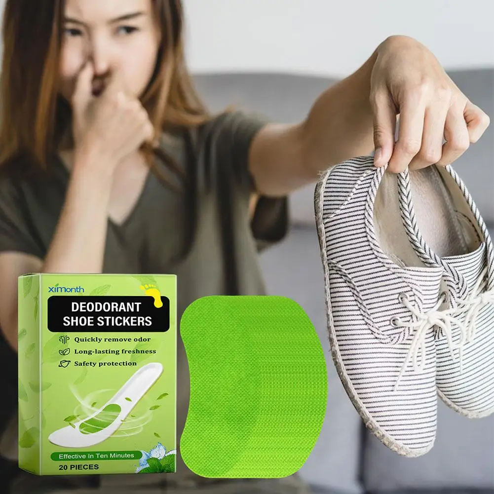 

Shoe Smell Eliminator Shoes Odor Remover Deodorant Deodorizer Shoe Patch Odor Invisible Scent Shoe Long-Lasting Absorber Sh I7K6