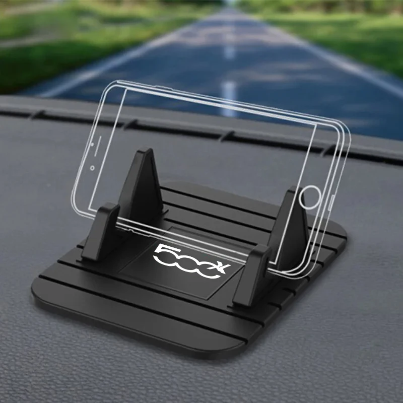 

Silicone Car Phone Holder Phone Anti-slip Mount Stand GPS Bracketl For r Fiat 500 500C 2012 5Insignia Vectra C D Zafira B Antara