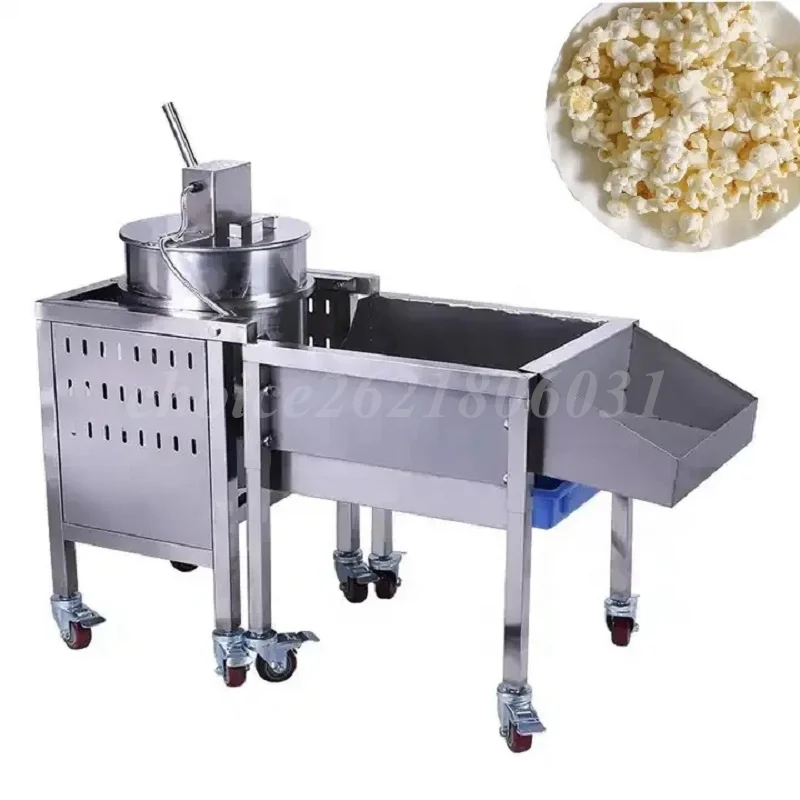 Hot Selling Industrial Multiple Flavors Popcorn Machine Have Production Line Corn Popping Machine Sugar Melting Popcorn Machine