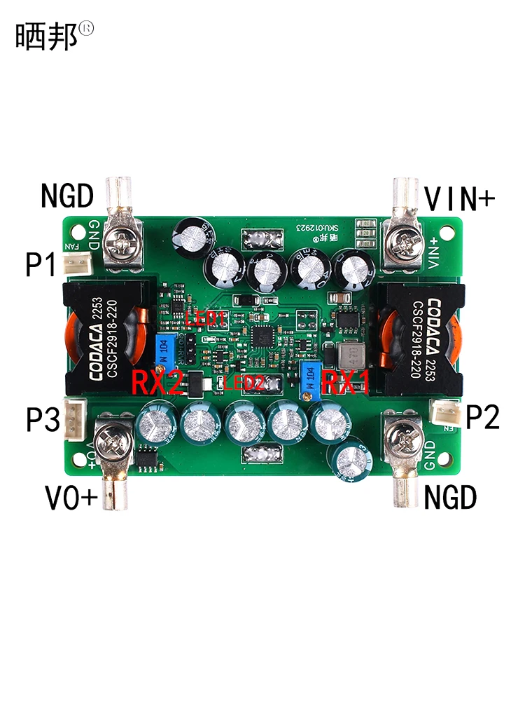 2800W High-power DC-DC Boost Module with Constant Voltage and Current Adjustable Input 14-90V and Output 18-140V