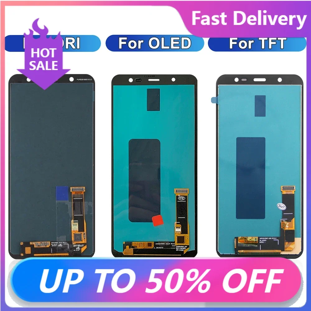 

OLED/Incell LCD Display For Samsung Galaxy J8 2018 J810 LCD Display Touch Screen Digitizer Assembly Black Fast Delivery