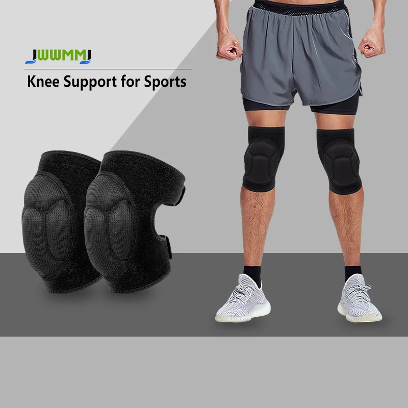 1 Pair Knee Pads for Cleaning House Floors, Gardening Work, Carpet, Roofing, Knee Pads with Soft Inner Liner, Adjustable Knee Pa