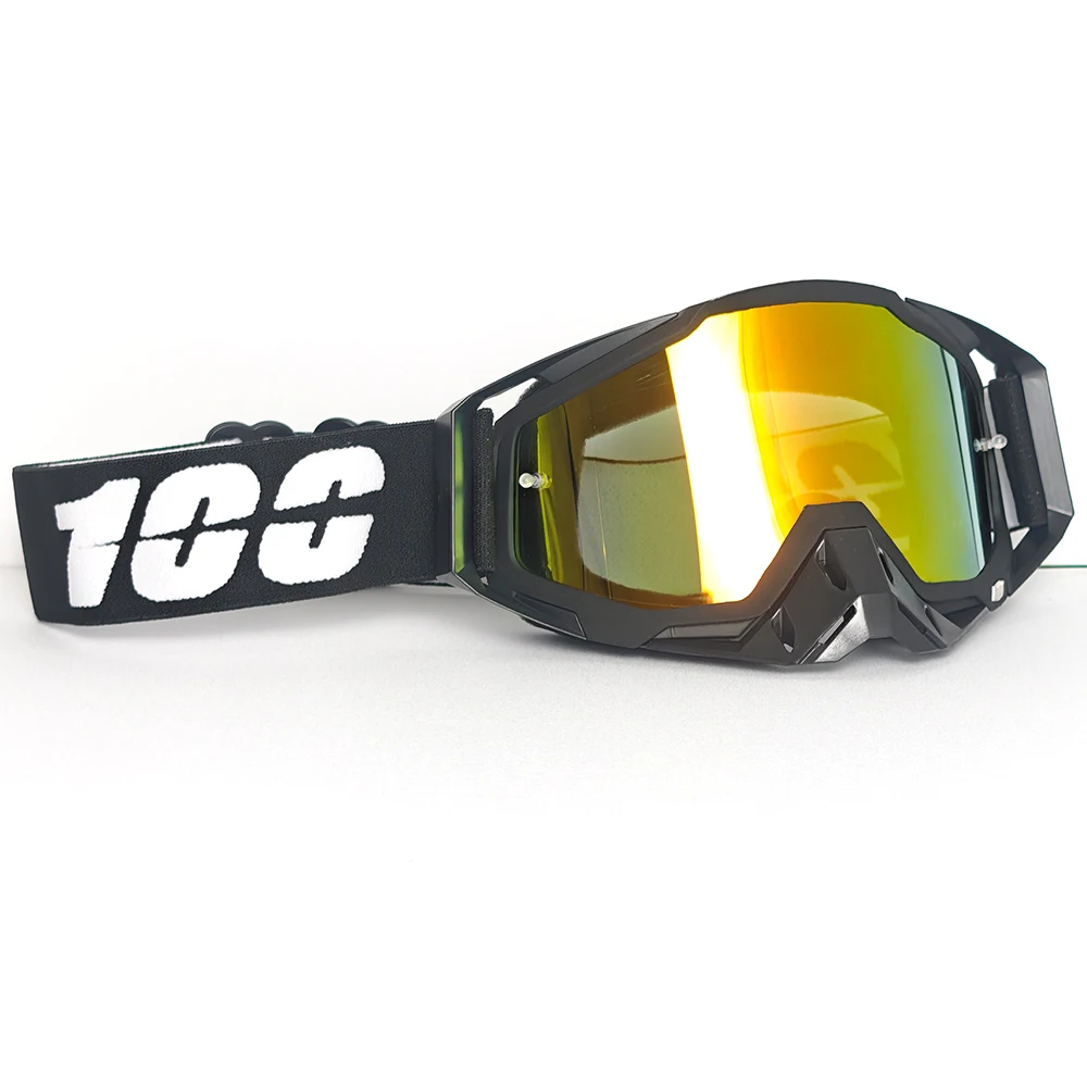 Lunettes de cyclisme tendance, verres de protection respirants quatre saisons, idéaux pour hommes et femmes, Sports de plein air tout-terrain, Motocross, 100