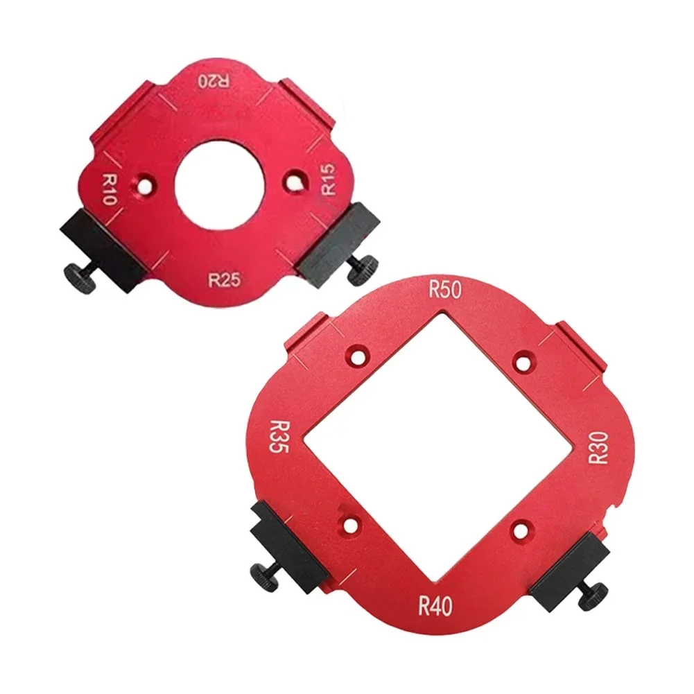 

Router Template Guide Router Bit Arc 5mm Thickness Alloy Material Clear Scales For Accuracy Compact And Lightweight