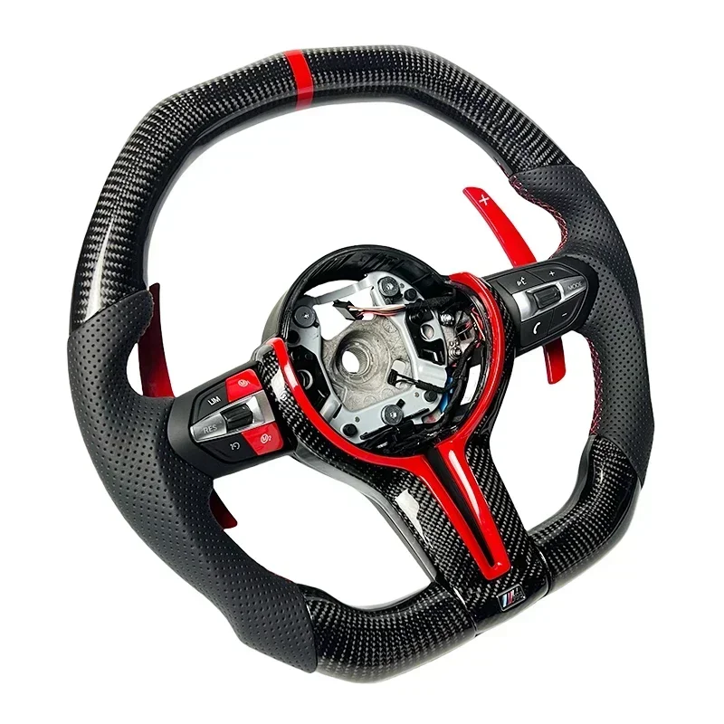 Personalized carbon fiber universal steering wheel For BMW F30 F20 F32 F35 F18 F10 F11 F45 F23 F01 Upgraded M steering wheel