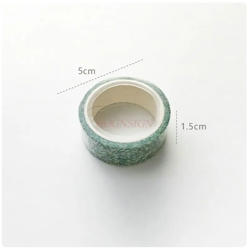 1roll Creative Booklet and Paper Tape Cute Booklet Stickers Cartoon Animals Green Plants Flowers Full Roll DIY Decorative Tape