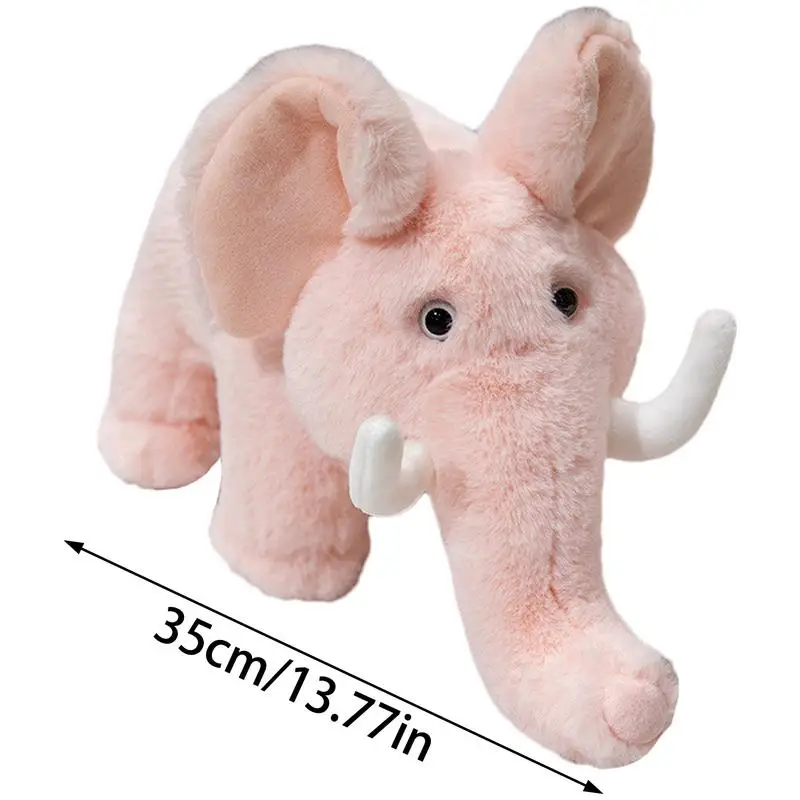 Olifant Knuffel Schattige Cartoon Olifant Pop Kussen 13.8Inch Schattige Cartoon Zacht Knuffel Voor Kinderen Baby 'S Peuter