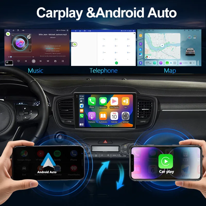 MeiHua 2K Car Radio For KIA Sorento 2015-2019 Android 14 Car Radio Multimedia Player Carplay Autoradio Gps Navigation Stereo
