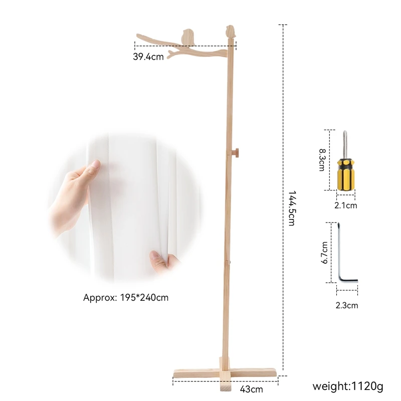 赤ちゃんのための木製の鳥の形をしたベルホルダー,フック付きの携帯電話ホルダー,0〜12か月の赤ちゃんへのギフト