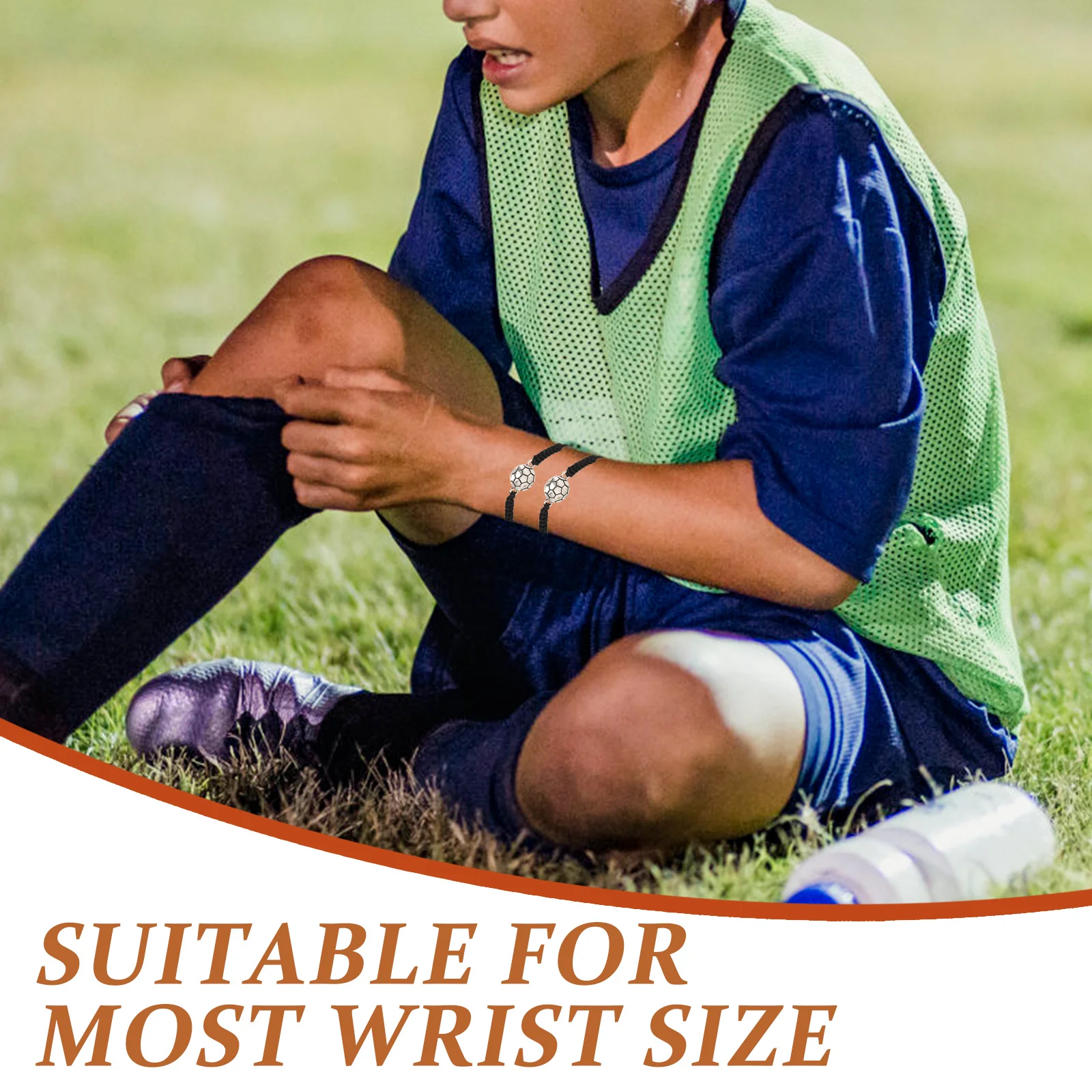 

20 шт. футбольный браслет, очаровательные многофункциональные цепочки из бисера, модные браслеты из сплава, ювелирные изделия, баскетбольный человек, растягивающаяся рука