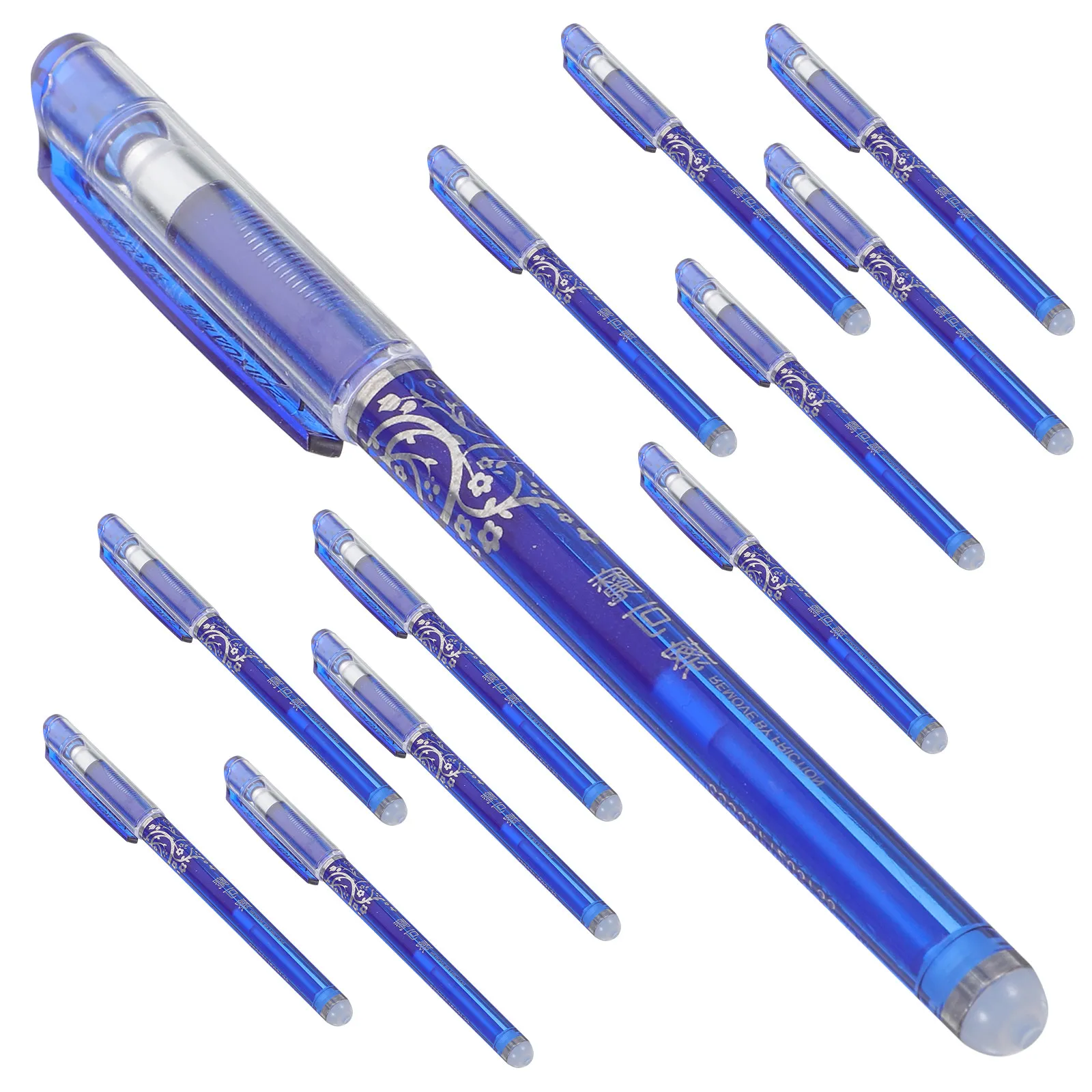 

Набор из 12 стираемых ручек с синими чернилами 0,5 мм, тонкие ручки для сухого письма, для студентов, взрослых, для заметок, офисные принадлежности
