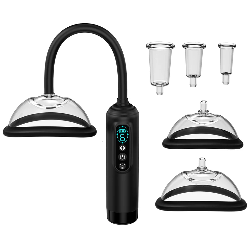 Electric Vacuum Suction Pump Nipple G-Spot Massager Vagina Clit Sucker Nipple Enlargement Device Adult BDSM Sex Toys For Women view 4