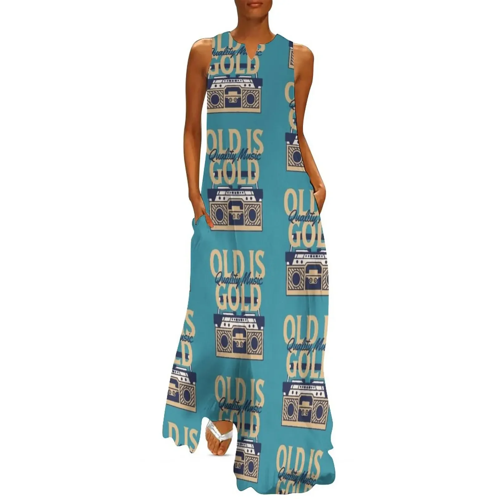 

The Old Music Lovers Long Dress Dress woman Dance dresses Aesthetic clothing Dress