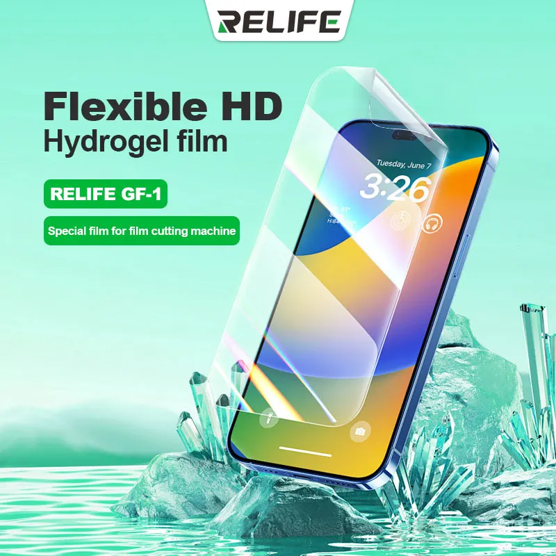 RELIFE GF-1 HD Flexible Hydrogel Film Screen protector For Phones Cameras Watches Special Film For Film Cutting Machine