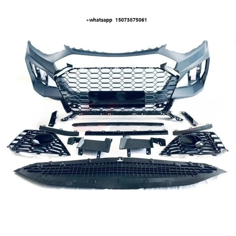 

Plastic Bumper for A4 2020-2021 Upgrade to RS4 Style Body Kit Include Front Bumper with Grille