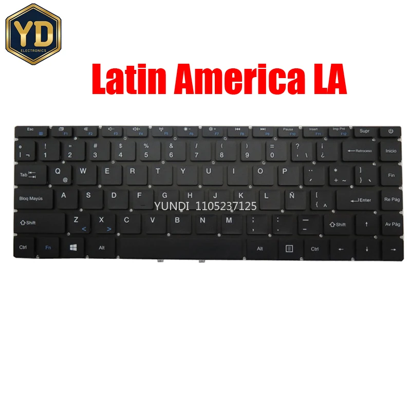 YD Laptop Keyboard MB3181005 YMS-0177-C XK-HS122 PRIDE-K3893 English US Latin America LA Korea KR New