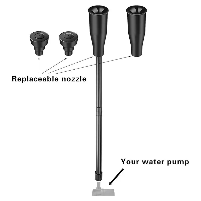 ABMR-Water Fountain Nozzle,Multi Style Pond Sprinkler Head Accessories For Garden,Fish Pond,Tabletop Water Pump Decoration