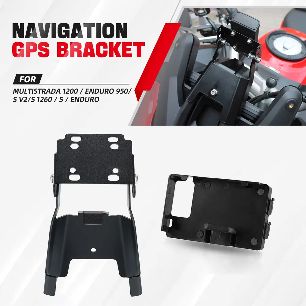 Motorcycle Mobile Phone USB Charging Holder Navigation Bracket For Ducati Multistrada 1200 / Enduro 950/S V2/S 1260 / S / Enduro