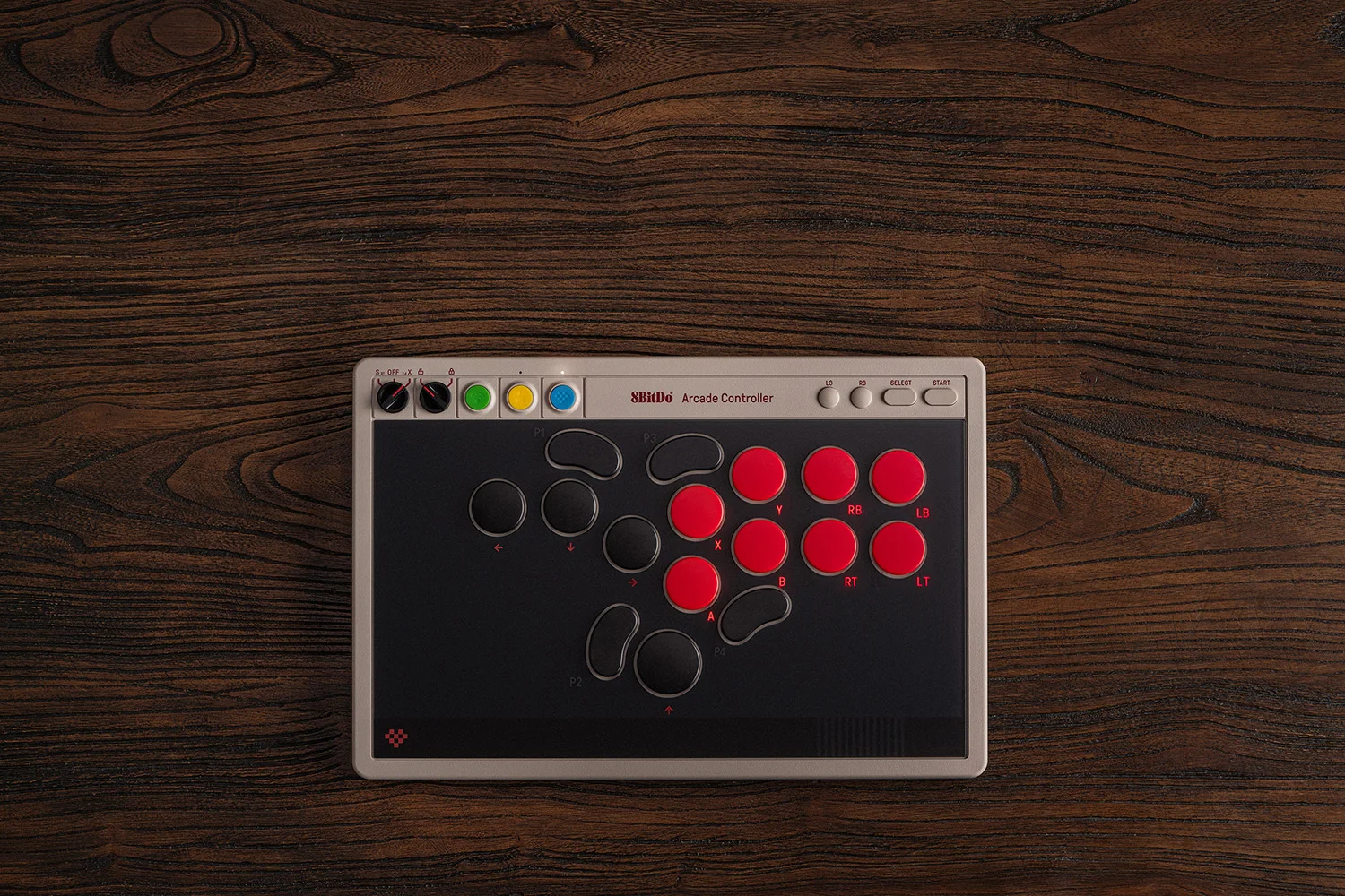 8BitDo All-Button Arcade-Controller für Switch & Windows – 3 Verbindungsmodi, flache lineare Schalter, 4 programmierbare Tasten – Detail 6
