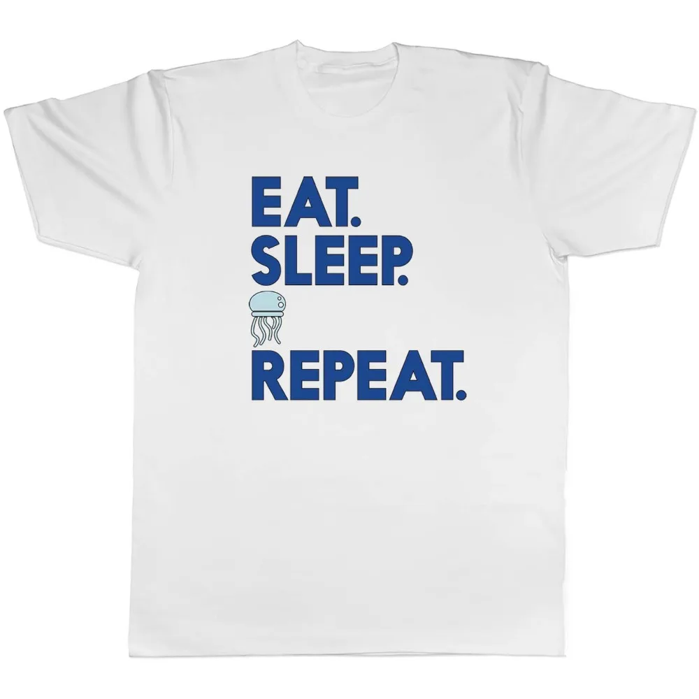 Футболка мужская летняя дышащая с принтом «ешью спящей Медузы»