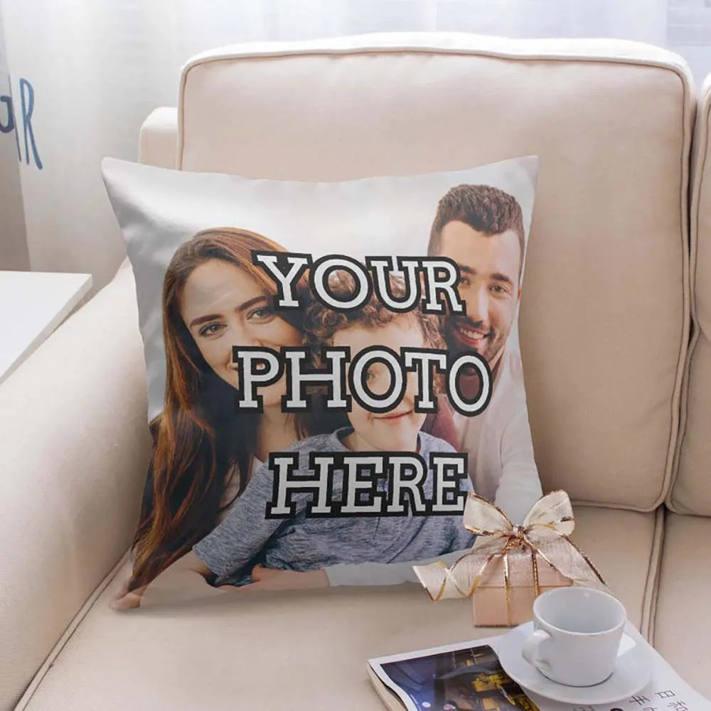 

Custom Your Photo Pillow,Personalized Portrait Family Photo Pillow,Custom Confidante Pillow,Birthday Memorial Gift,Lover Gifts