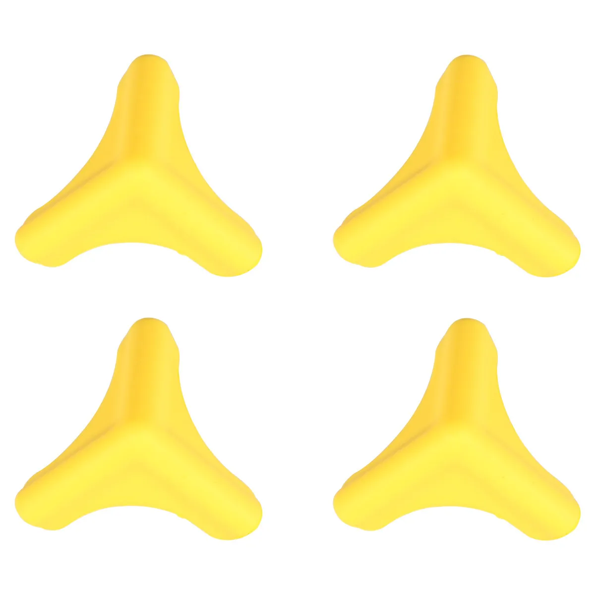 

Набор из 4 силиконовых защитных уголков для стола, предотвращающих удары, для безопасности детей, для дома и офиса, защита краев мебели, серые