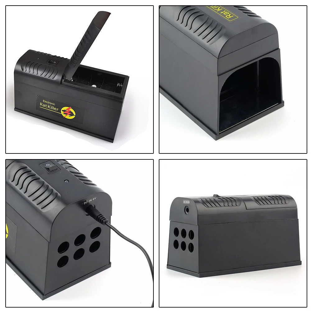 Electric Mouse Killer Electric Rat Trap Mouse Killer Indoor Mouse Repeller Mouse Repeller Intelligent High Voltage Trigger