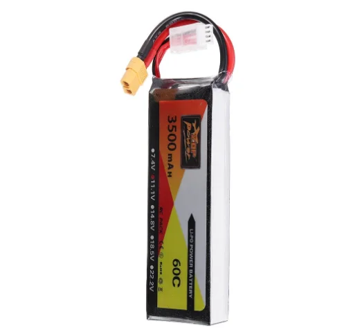 ZOP Power 3S 11.1V 1000 1400 1500 1800 2200 2700 2800 3500 4000 4200 5000 6000mAh batteria Lipo con spina T/XT60 per RC Car Drone