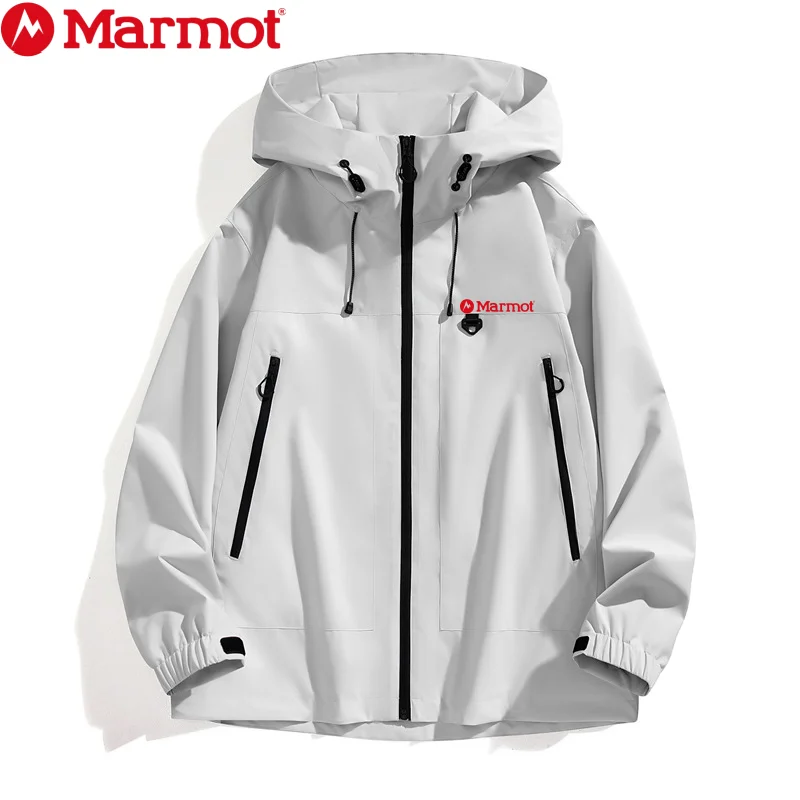 MARMOT new single-layer outdoor jacket for men and women, windproof and rainproof couple's mountaineering jacket