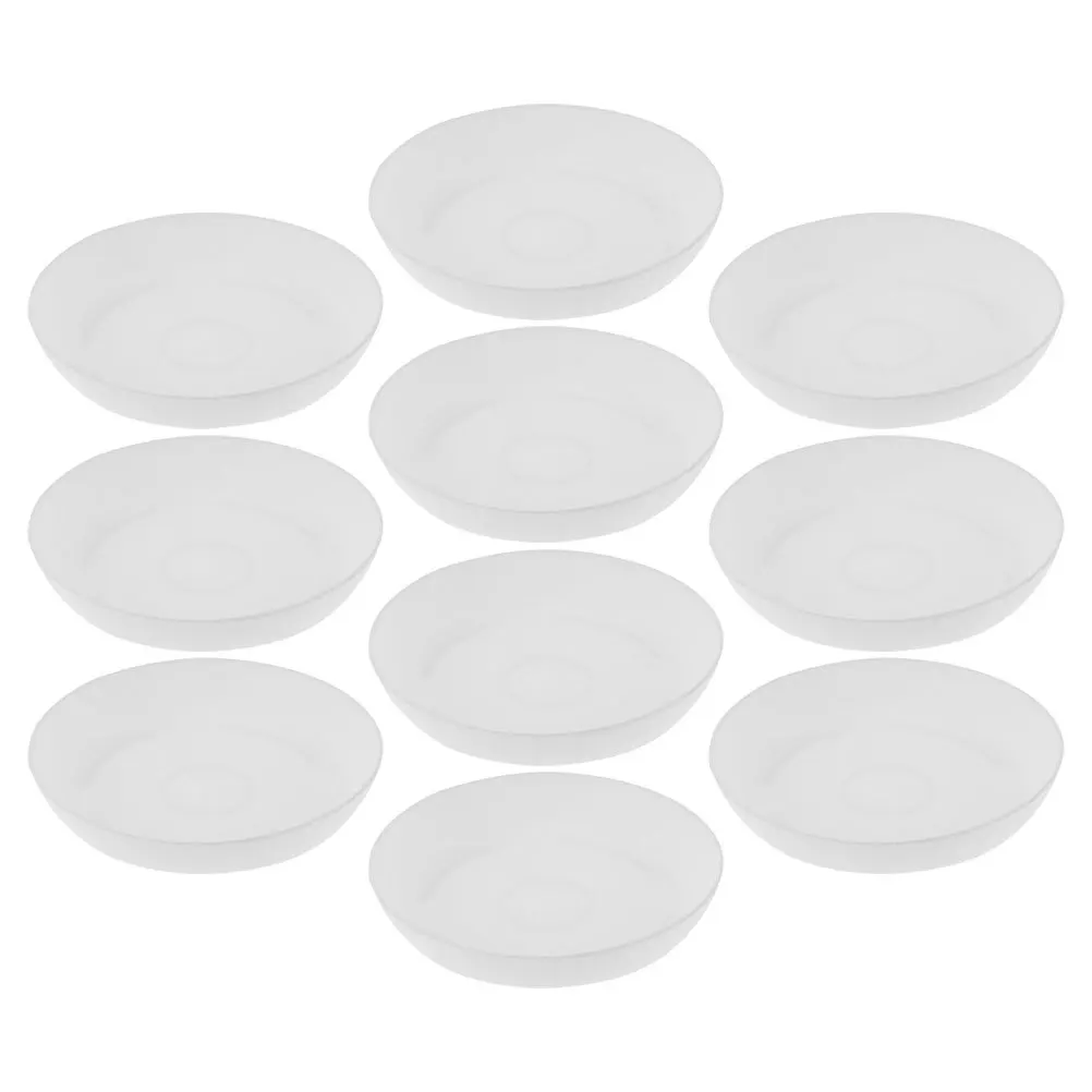 실내 식물용 원형 플라스틱 물받이 트레이 10개 세트 다육식물 화분 받침 방수 트레이 원형 화분 받침대