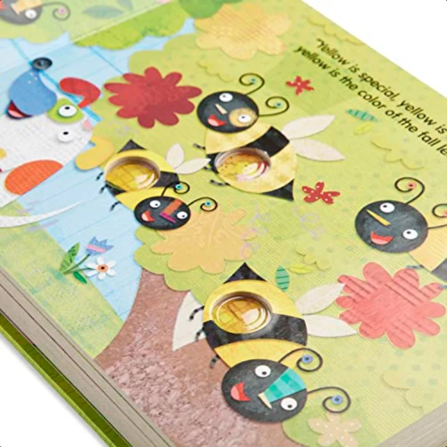 ポケアドット お気に入りの色は何ですか？ インタラクティブなボタン付きボードブック 幼児向け教育感覚玩具 プレスクール向け