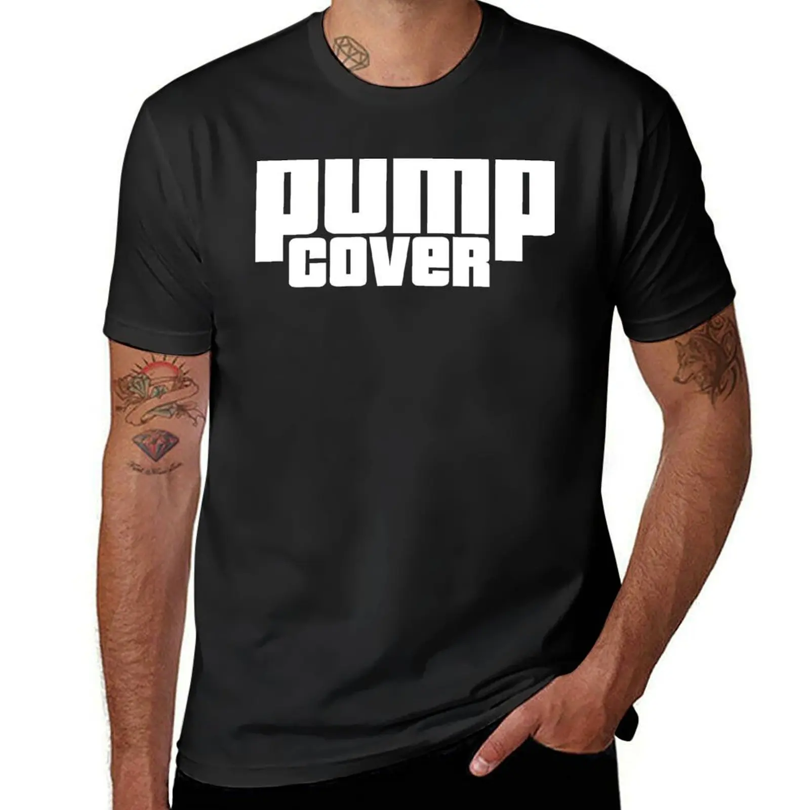 Pump Cover Gym ,Pump Cover gym hoodie T-Shirt for a boy anime clothes oversizeds graphics t shirts for men graphic