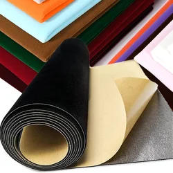 Forro de cajÃģn de terciopelo suave autoadhesivo para manualidades de Arte de cajÃģn de joyerÃa DIY, tela de fieltro de pelar y pegar, forro aterciopelado de tocador