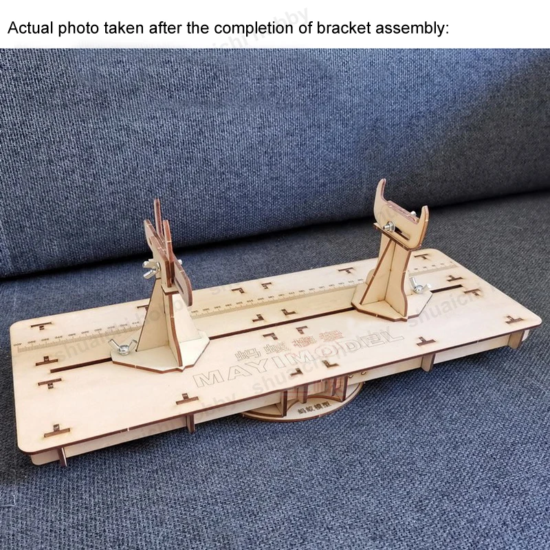 1Set Ship Model Making Auxiliary Bracket Construction Support Platform Wooden Assembly Stand for Simulation Warship Sailboat