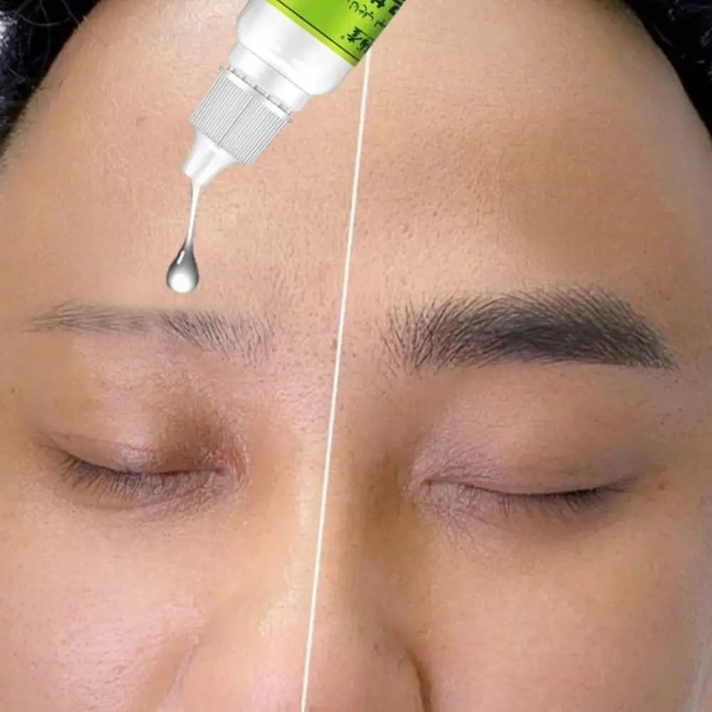 10ml Płyn na porost brwi Szybki wzrost Dłuższe Grubsze Xinjiang Czysta Trawa Usma Mascara Sok Kuracja na Wypadanie Włosów Wzmacniacz Rzęs
