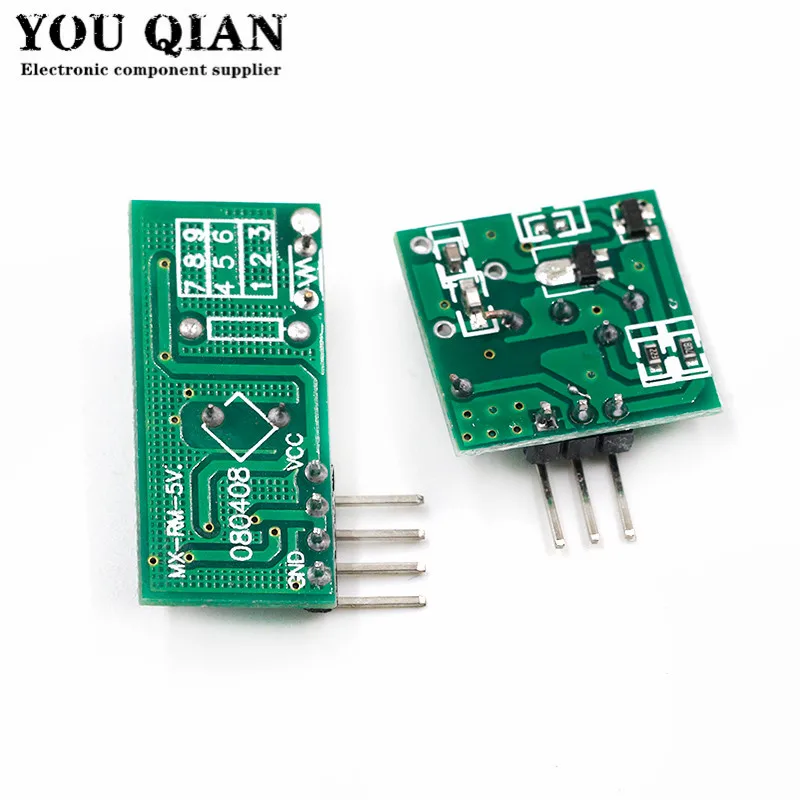 433 Mhz RF Transmitter and Receiver Module Link Kit for ARM/MCU WL DIY 315MHZ/433MHZ Wireless Remote Control for arduino Diy Kit