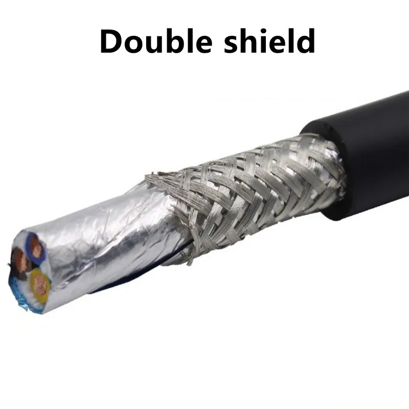 High flexible shielded drag chain cable TRVVP 2-40core 26-11AWG folding oil resistant CNC machine tool signal control cable wire