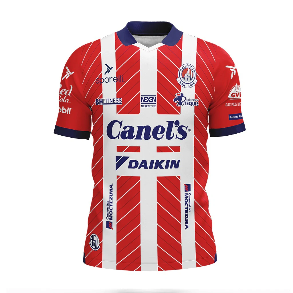 La mejor elección, camiseta atlética de México, ropa para hombres y mujeres, camiseta Atlética San Luis, camisetas transpirables de secado rápido elásticas para fútbol y Moto