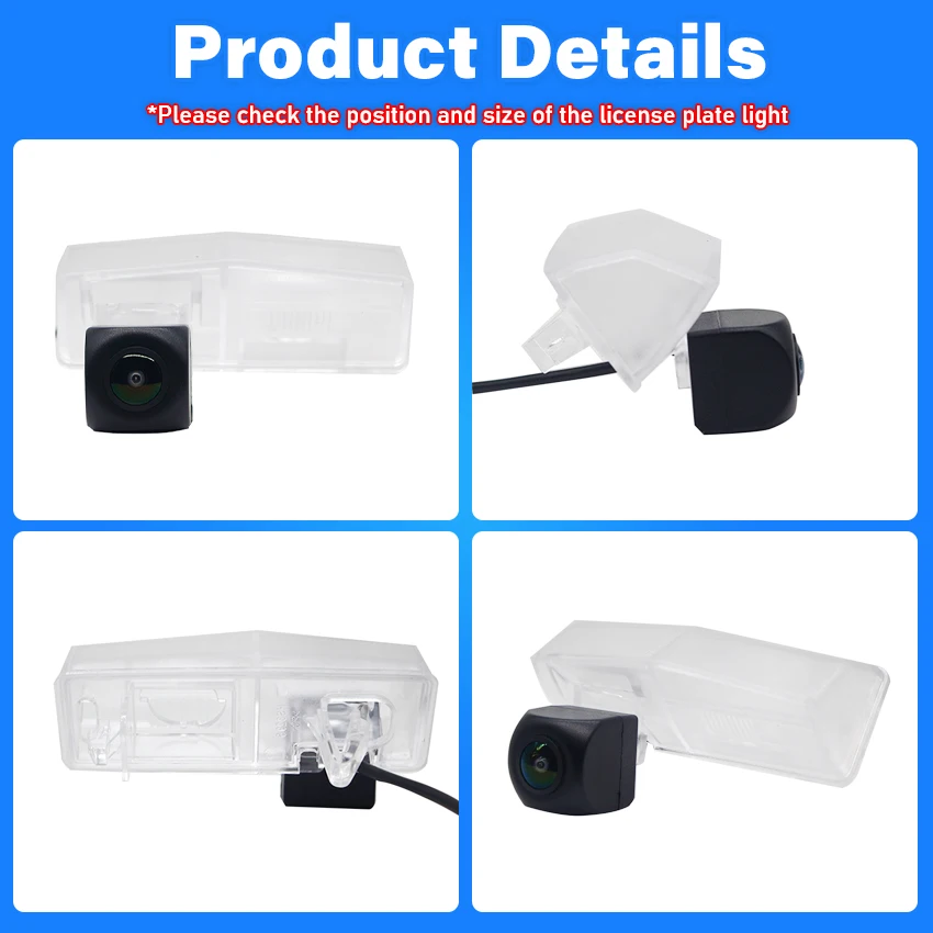 AHD Fisheye Lens Backup Rear View Camera For Lexus CT200H 2011~2014 2015 2016 2017 2018 2019 Night Vision license plate Camera