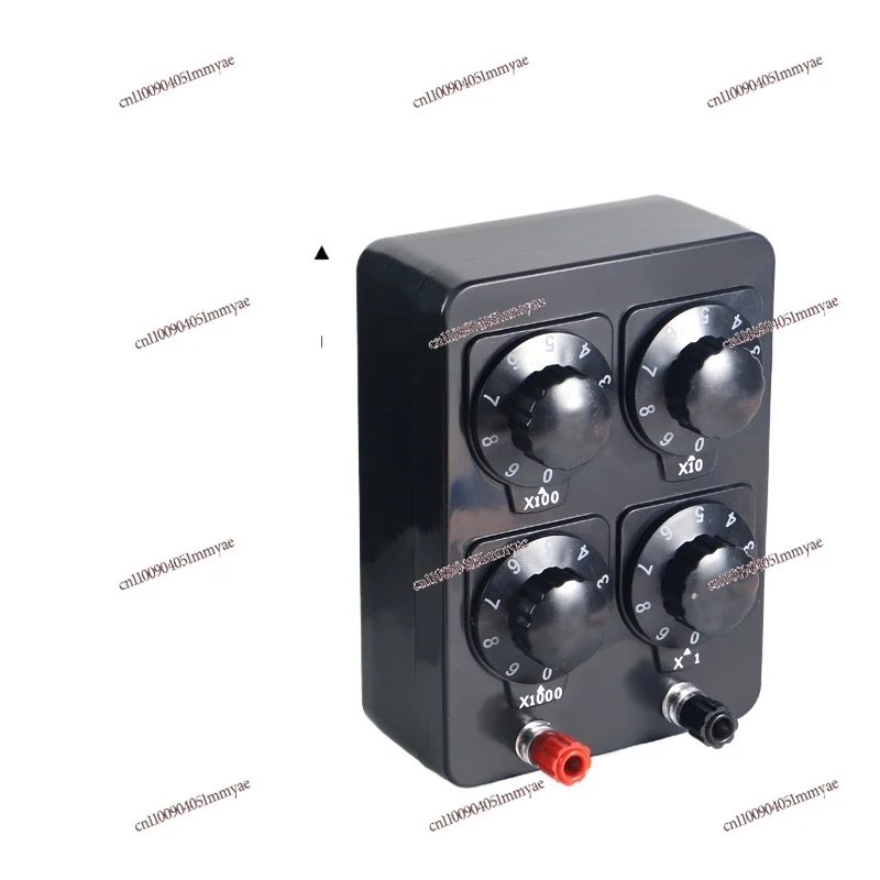 

High precision resistance box 0-9999.9 ohm 0.1 Ω special standard electrical physics experiment varistor material switch high