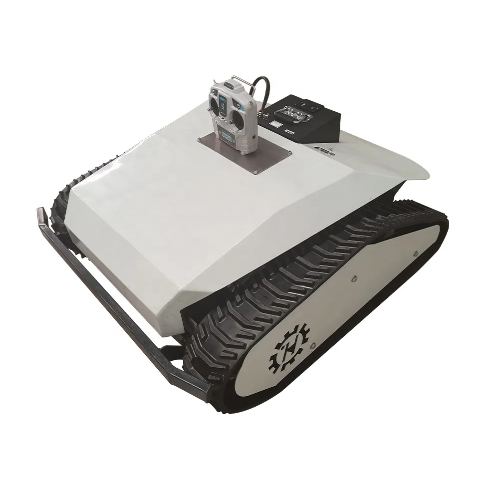 Zero Turn Crawler Mini Lawn Mower Remote Control Triple Lithium Battery Robot Grass Cutter E-start Lawn Mower Purity Electric