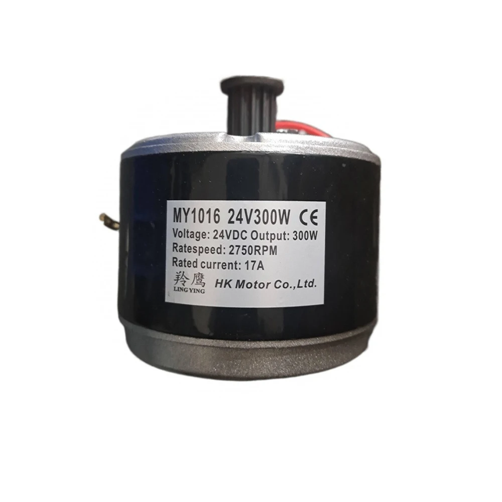 

Electric Vehicle Motor DC24V 300W Synchronous Wheel Belt Pulley Brushed Skateboard Motor 17A 2750RPM DC Motor
