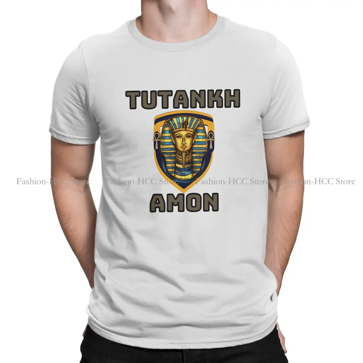 Tutankhamon Casual Polyester TShirt Ancient Egypt Egyptian Creative Tops Leisure T Shirt Male Short Sleeve