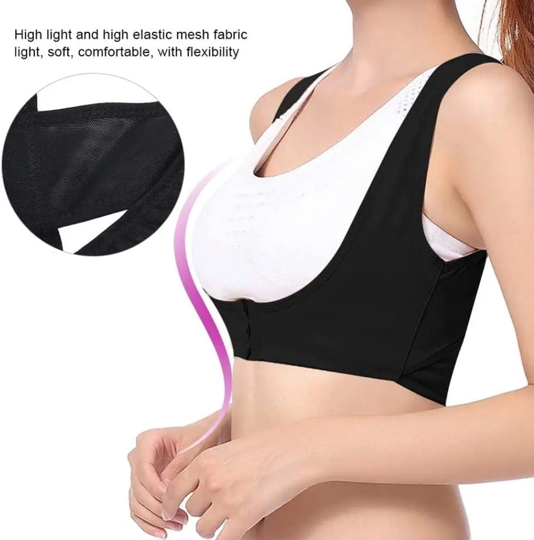 

1Pc Women Back Posture Corrector Shoulder Support Brace Belt Anti Hunchback Spine Chest Bra Up Correction Health Care Orthotic