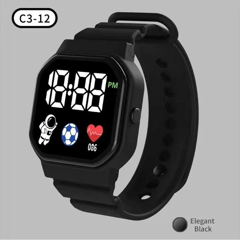  LED Watch Kids Unisex LED Wrist Watch Student Electronic Watch Waterproof Watch Lightweight Birthday Party Return Gifts