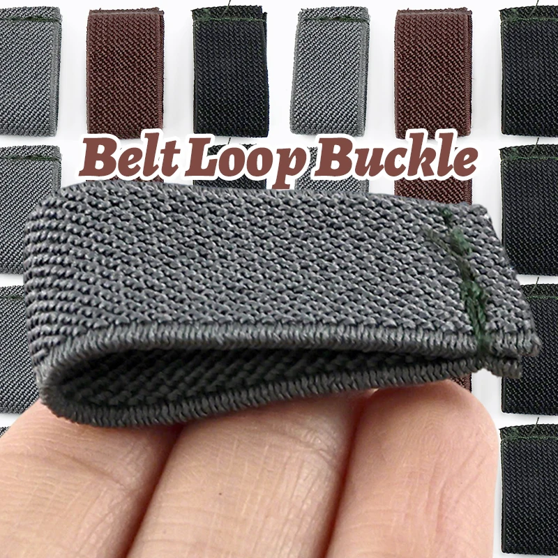 

20-200Pcs 46mm Sewing Waistband Elasticity Ring Fixed Belt Buckle Nylon Elastic Belts Loop Trouser Rubber Band Tail Clip Crafts